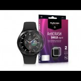 Samsung Galaxy Watch 4 Classic (42 mm) ütésálló képernyővédő fólia - MyScreen Protector AntiCrash Shield Edge3D - 2 db/csomag - transparent (LA-2278)