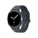 Samsung Galaxy Watch 8, 3,4 cm (1.3"), AMOLED, 40 mm, Bluetooth + 4G LTE, Alumínium, Grafitszürke, Okosóra, Grafitszürke sportszíjjal