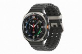 Samsung Galaxy Watch Ultra 3,81 cm (1.5"), AMOLED, 47 mm, Bluetooth + 4G LTE, Titán, Titánezüst, Okosóra, Fekete sportszíjjal