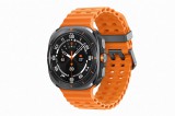 Samsung Galaxy Watch Ultra 3,81 cm (1.5"), AMOLED, 47 mm, Bluetooth + 4G LTE, Titán, Titánszürke, Okosóra, Narancssárga sportszíjjal