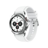 Samsung Galaxy Watch4 Classic 3,05 cm (1.2") OLED 42 mm Digitális 396 x 396 pixelek Érintőképernyő 4G Ezüst Wi-Fi GPS (műhold)