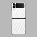 Samsung Galaxy Z Flip 4 - 3D fehér karbon fólia