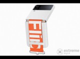 Samsung Galaxy Z Flip 4 szilikon tok szíjjal, fehér