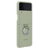 Samsung Galaxy Z Flip3 szilikontok gyűrűvel olívazöld (EF-PF711TMEGWW) (EF-PF711TMEGWW) - Telefontok