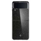 Samsung Galaxy Z Flip4 SM-F721B, Műanyag hátlap védőtok, Spigen Airskin Glitter, ultravékony, csillogó, átlátszó (124212) - Telefontok