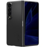 Samsung Galaxy Z Fold4 5G SM-F936B, Műanyag hátlap védőtok, Spigen Airskin, ultravékony, fekete (123919) - Telefontok