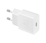 Samsung hálózati töltő Type-C aljzat (15W, PD gyorstöltő) FEHÉR