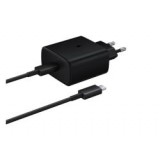 Samsung hálózati töltő Type-C aljzat (45W, PD gyorstöltő + Type-C kábel) FEKETE