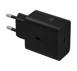 SAMSUNG hálózati töltő Type-C aljzat (60W, PD gyorstöltő) FEKETE