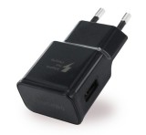 SAMSUNG hálózati töltő USB aljzat (10W, EP-TA20EBE, gyorstöltő) FEKETE