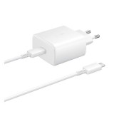 Samsung hálózati töltő (USB-C, 45 W, EP-DN975BWE 1 m USB C-C kábel, fehér)