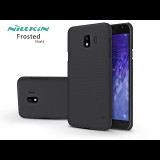 Samsung J400F Galaxy J4 (2018) hátlap képernyővédő fóliával - Nillkin Frosted Shield - fekete (NL159143) - Telefontok