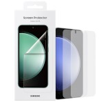 SAMSUNG képernyővédő fólia 2db (törlőkendő, felhelyezést segítő keret) ÁTLÁTSZÓ Samsung Galaxy S23 FE (SM-S711)