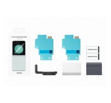 SAMSUNG képernyővédő fólia 2db (törlőkendő, felhelyezést segítő keret, külső kijelzőre) ÁTLÁTSZÓ Samsung Galaxy Z Flip5 5G (SM-F731)