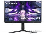 Samsung LS24AG30ANUXEN Gaming monitor, 24", 144Hz, VA, 1920x1080, 16:9, 250cd/m2, 1ms, HDMI/DisplayPort, Pivot, fekete