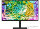 Samsung LS27A800NMUXEN UHD Monitor, 27", IPS, 3840 x 2160, HDR10, ergonóm kialakítás, DP, HDMI, Fekete
