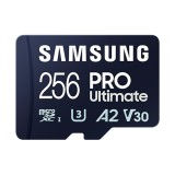 Samsung MicroSD kártya - 256GB MB-MY256SB/WW (PRO Ultimate kártyaolvasóval, Class10, R200/W130, 256GB)