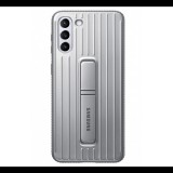 SAMSUNG műanyag telefonvédő (dupla rétegű, gumírozott, asztali tartó funkció) VILÁGOSSZÜRKE [Samsung Galaxy S21 Plus (SM-G996) 5G] (EF-RG996CJEG)