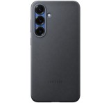 SAMSUNG műanyag telefonvédő (ECO bőr hatású hátlap) FEKETE Samsung Galaxy S25 Plus (SM-S936)