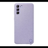 SAMSUNG műanyag telefonvédő (kvadrát textil bevonat) LILA [Samsung Galaxy S21 Plus (SM-G996) 5G] (EF-XG996FVEG)