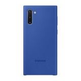 SAMSUNG műanyag telefonvédő ( Samsung Galaxy Note 10 (SM-N970F) szilikon betét) kék