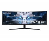 Samsung Odyssey 49", 124,5 cm, Neo G9 G95NA, 5120x1440 px, LCD, (G) Ívelt, Fekete-Fehér Gaming monitor