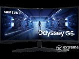 Samsung Odyssey G5 C34G55TWWR Ívelt Gaming monitor, 34", 3440x1440, 1ms, 165hz. HDR10, 1000R