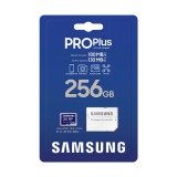 SAMSUNG PRO PLUS 256GB microSD + adapter CL10 UHS-I U3 (180/130 MB/s)