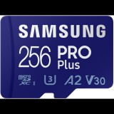 Samsung Pro Plus 256GB microSD (MB-MD256KB/WW) memória kártya kártyaolvasóval (MB-MD256KB/WW) - Memóriakártya