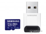 Samsung Pro Plus microSD kártya+kártyaolvasó,128GB