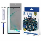 Samsung S20 Ultra Lito UV Liquid Glue Privacy 3D Üvegfólia - Átlátszó