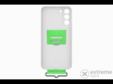 Samsung S22 Plusz szilikon tok szíjjal, Fehér