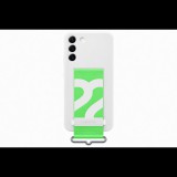 Samsung S22 Plusz szilikon tok szíjjal, Fehér (OSAM-EF-GS906TWEG)