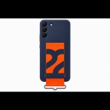 Samsung S22 Plusz szilikon tok szíjjal, kék (OSAM-EF-GS906TNEG)