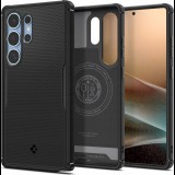 Samsung S25 Ultra Spigen Core Armor Mag Szilikon Telefonvédő Ütésállóság, Magsafe, Fekete (8809971237437-ACS08913)