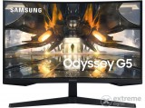 Samsung S27AG550EU Gaming monitor, 27", QHD, VA, 1ms, 165Hz, DP, HDMI, AMD Freesnyc, Ívelt, Fekete