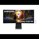 Samsung S34DG850SU számítógép monitor 86,4 cm (34") 3440 x 1440 pixelek UltraWide Quad HD OLED Ezüst (LS34DG850SUXEN)
