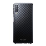 SAMSUNG Samsung Galaxy A7 (2018) SM-A750F műanyag telefonvédő (ultravékony, gyémánt minta) fekete