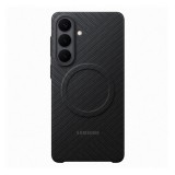 Samsung Samsung Galaxy S26 Plus (SM-S947) szilikon telefonvédő (mágneses, karbon minta) fekete