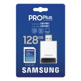 Samsung SDXC 128GB PRO Plus + USB adapter CL10 UHS-I (180/130 MB/s)