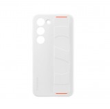 Samsung Silicone Grip Case S916 Galaxy S23 Plus gyári fehér hátlapvédő tok (EF-GS916TWEGWW)