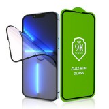 Samsung SM-A346 Galaxy A34 5G rugalmas üveg képernyővédő fólia - Bestsuit Flexglass 3D Full Cover - fekete