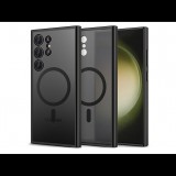 Samsung SM-S928 Galaxy S24 Ultra szilikon hátlap - Tech-Protect Magmat Magsafe -matt fekete (TP690534)