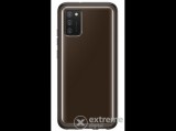 Samsung soft clear cover tok Samsung Galaxy A03S készülékhez, fekete