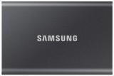 SAMSUNG SSD Külső, 1TB, T7, Titán Szürke, USB 3.2
