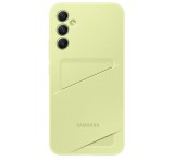SAMSUNG szilikon telefonvédő (bankkártya tartó) LIME Samsung Galaxy A34 5G (SM-A346)