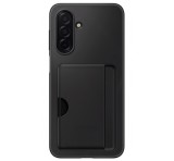 SAMSUNG szilikon telefonvédő (kártyazseb) FEKETE Samsung Galaxy A26 5G (SM-A266)