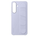 SAMSUNG szilikon telefonvédő (matt, beépített szíj, kitámasztó) VILÁGOSKÉK Samsung Galaxy S25 FE (SM-S731)