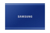 Samsung T7, 2 TB, USB 3.2 Gen.2, AES 256 Kék külső SSD