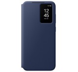 SAMSUNG tok álló (aktív FLIP, oldalra nyíló, Smart View Cover) SÖTÉTKÉK Samsung Galaxy S24 FE (SM-S721)